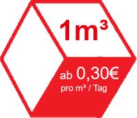 1m3 ab 0,30€ pro Tag